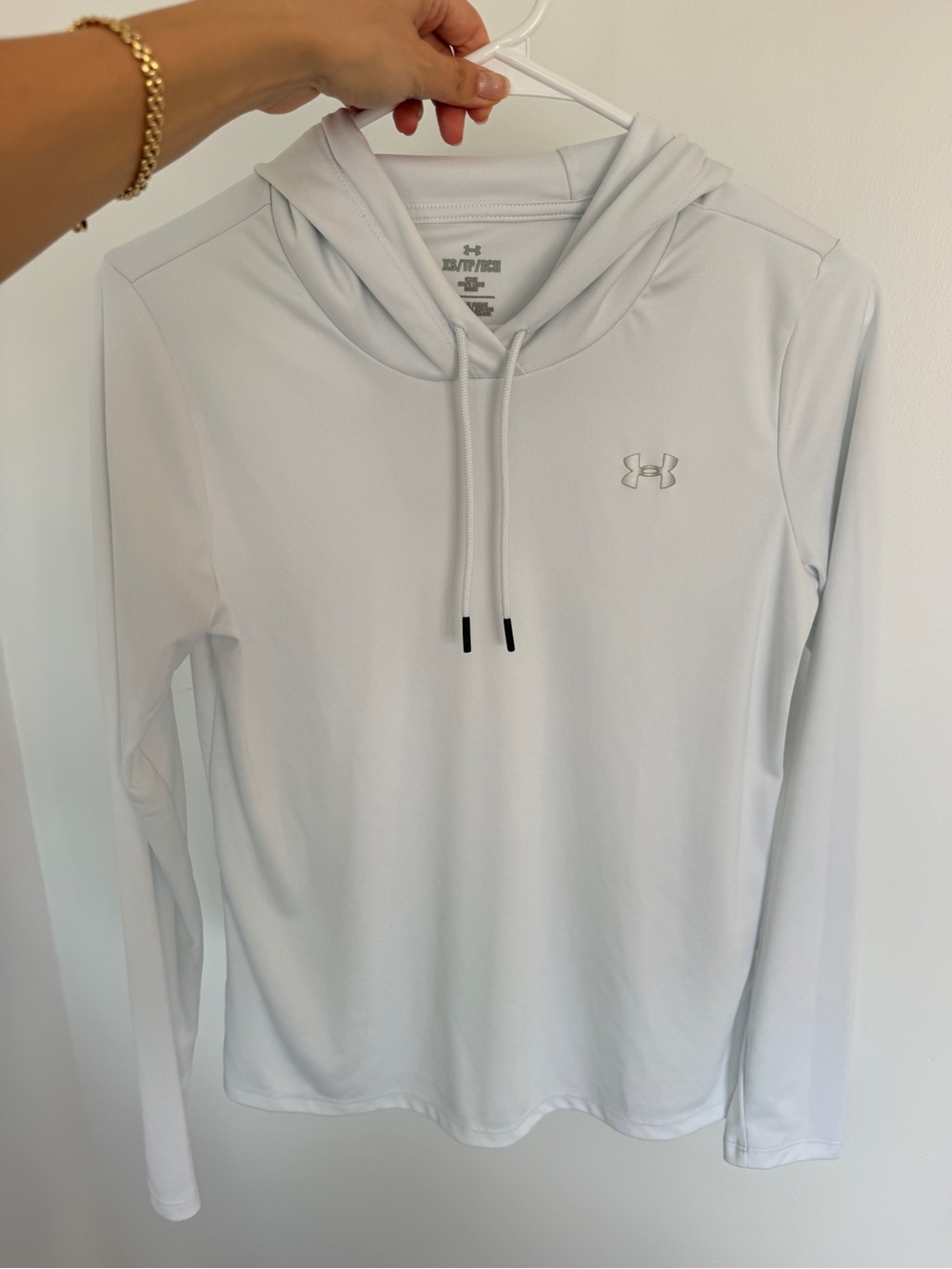 Under Armour White Performance Hoodie
